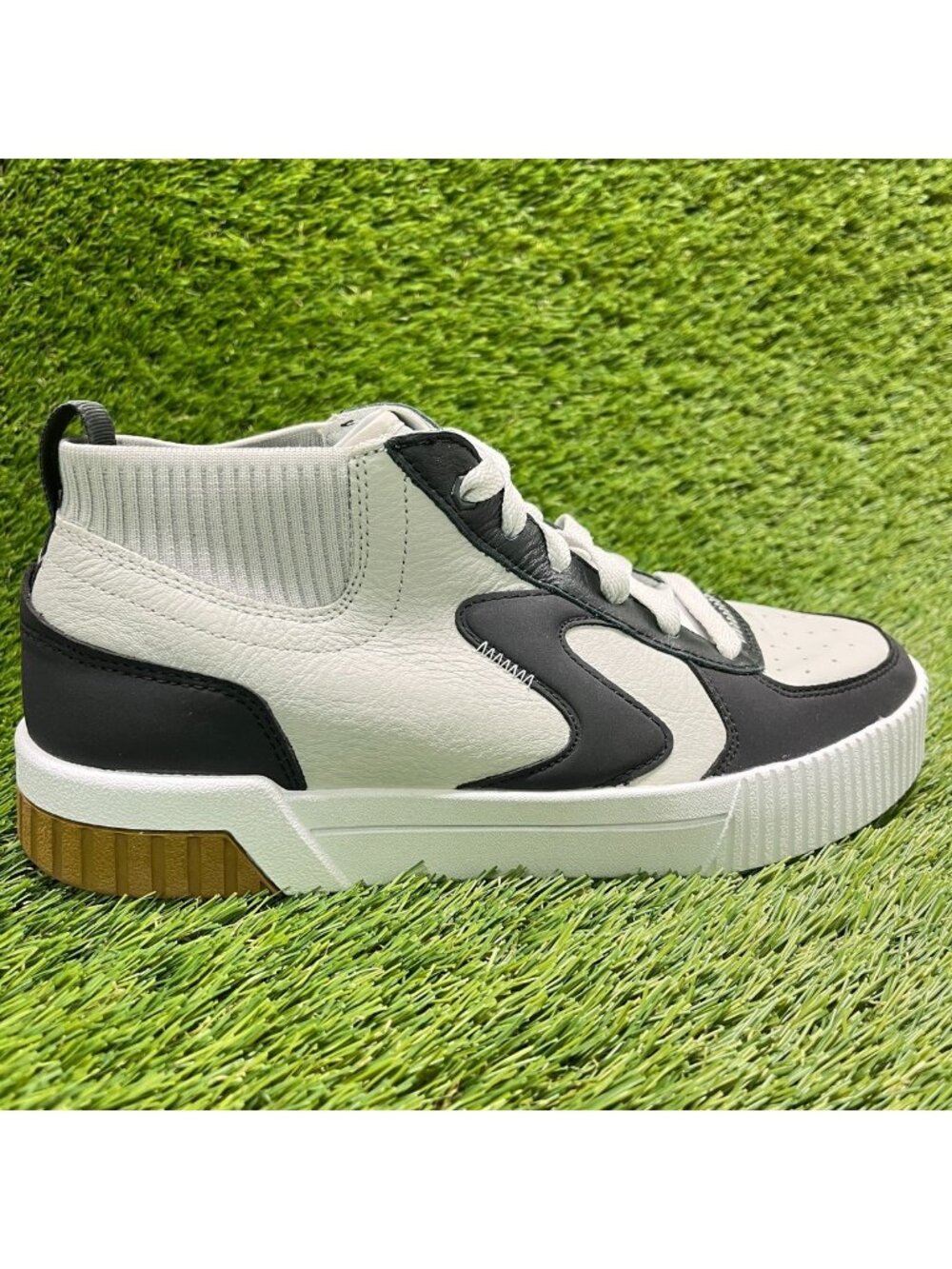 Skechers Court Classics Jade-Alferro Mens Size 8 Gray Athletic Shoes Sneakers